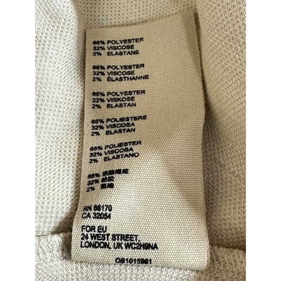 Free People Top Womens Small Sidelines Tank Ivory Stripe Racerback Summer Beach - Picture 8 of 8